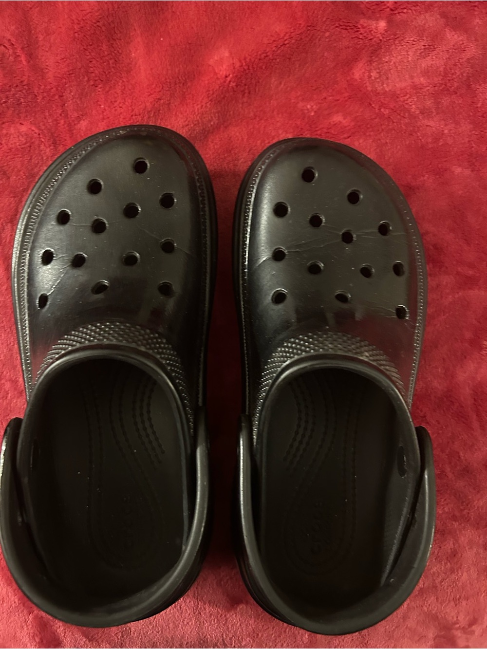 CROCS Black Classic Clog Mules